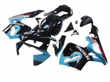 Carenados Moto Honda CBR600RR 2003-2004 - Azul Claro Rojo Negro Brillante Dunlop Baratos