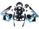 Carenados Moto Honda CBR600RR 2003-2004 - Azul Claro Rojo Negro Brillante Dunlop Baratos