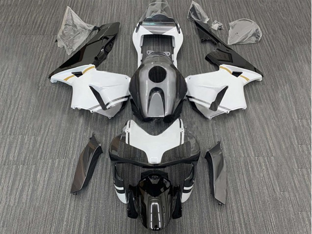 Carenados Moto Honda CBR600RR 2003-2004 - Blanco Negro Brillante Negro Mate Baratos