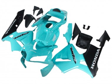 Carenados Moto Honda CBR600RR 2003-2004 - Azul Claro Negro Baratos