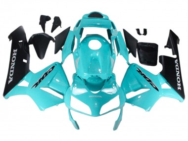 Carenados Moto Honda CBR600RR 2003-2004 - Azul Claro Negro Baratos