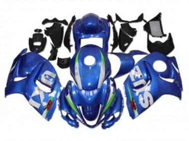 Carenados Moto Suzuki GSXR 1300 Hayabusa 2008-2020 - Azul Blanco Verde Baratos