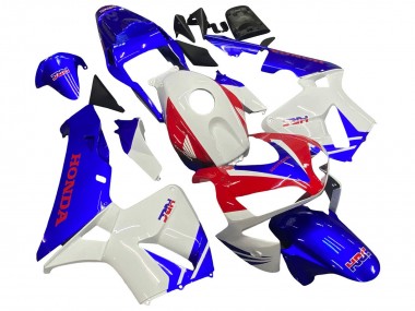 Carenados Moto Honda CBR600RR 2003-2004 - Blanco Azul Rojo HRC Baratos