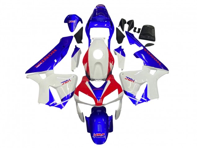 Carenados Moto Honda CBR600RR 2003-2004 - Blanco Azul Rojo HRC Baratos