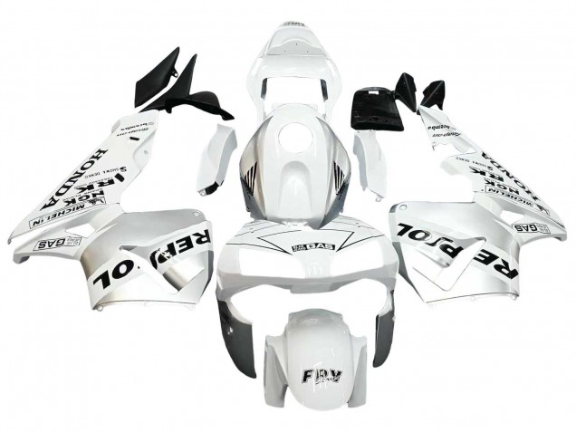 Carenados Moto Honda CBR600RR 2003-2004 - Blanco Plata Negro Repsol Baratos