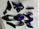 Carenados Moto Honda CBR600RR 2003-2004 - Azul Oscuro Negro Brillante Baratos