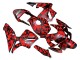 Carenados Moto Honda CBR600RR 2003-2004 - Negro Rojo Gris Camouflage Baratos