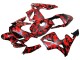 Carenados Moto Honda CBR600RR 2003-2004 - Negro Rojo Gris Camouflage Baratos
