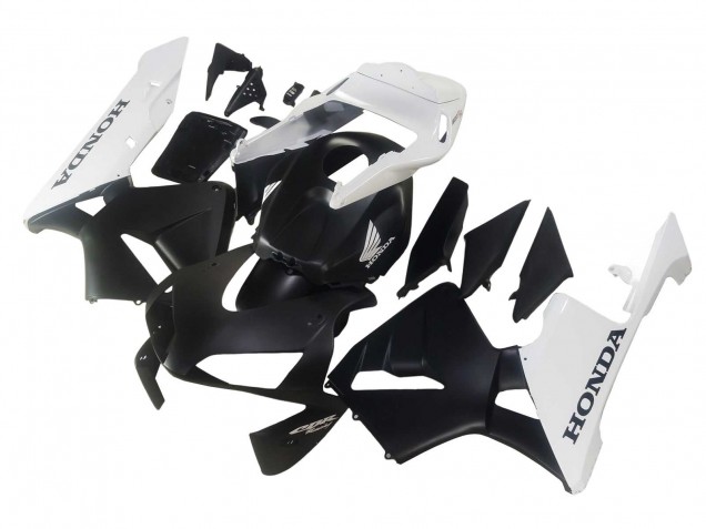 Carenados Moto Honda CBR600RR 2003-2004 - Blanco Negro Mate Baratos