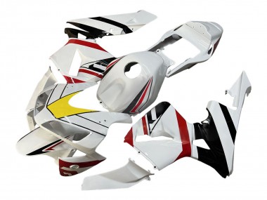 Carenados Moto Honda CBR600RR 2003-2004 - Blanco Rojo Amarillo Negro Baratos