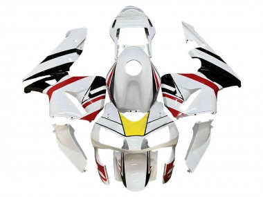 Carenados Moto Honda CBR600RR 2003-2004 - Blanco Rojo Amarillo Negro Baratos