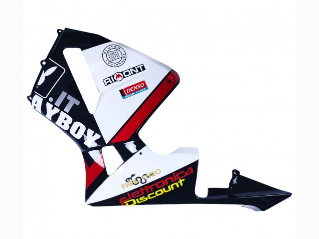 Carenados Moto Honda CBR600RR 2003-2004 - Blanco Rojo Negro Brillante DENSO Rimont Baratos
