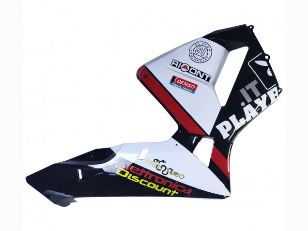 Carenados Moto Honda CBR600RR 2003-2004 - Blanco Rojo Negro Brillante DENSO Rimont Baratos