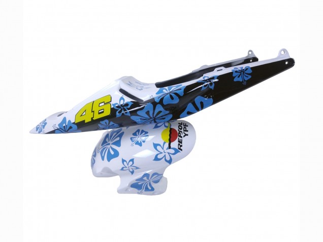 Carenados Moto Honda CBR600RR 2003-2004 - Blanco Azul Rojo Nastro Azzurro 46 Baratos