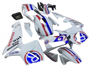Carenados Moto Honda CBR600RR 2003-2004 - Blanco Rojo Azul Baratos