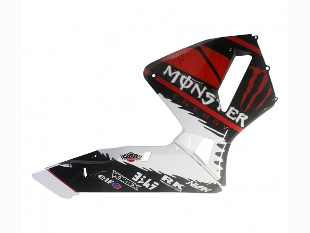 Carenados Moto Honda CBR600RR 2003-2004 - Blanco Rojo Negro Brillante Monstruo Baratos