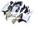 Carenados Moto Honda CBR600RR 2005-2006 - Oro Blanco Negro Baratos