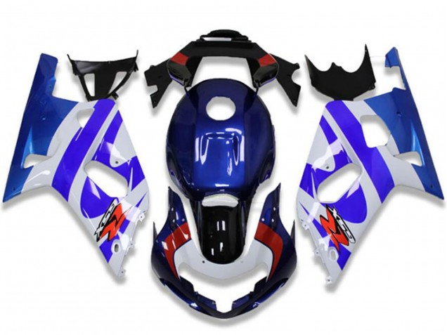 Carenados Moto Suzuki GSXR 600/750 2001-2003 - Blanco Azul Rojo Negro Baratos