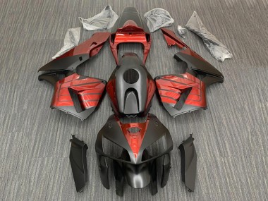 Carenados Moto Honda CBR600RR 2005-2006 - Negro Rojo Baratos