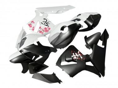Carenados Moto Honda CBR600RR 2005-2006 - Negro Blanco Cherry Blossom Baratos