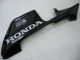 Carenados Moto Honda CBR600RR 2005-2006 - Negro Brillante Gris Llama Baratos