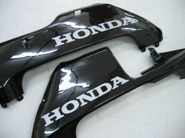 Carenados Moto Honda CBR600RR 2005-2006 - Negro Brillante Gris Llama Baratos