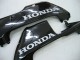 Carenados Moto Honda CBR600RR 2005-2006 - Negro Brillante Gris Llama Baratos