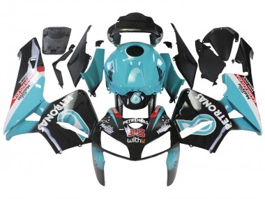 Carenados Moto Honda CBR600RR 2005-2006 - Azul Claro Negro 35 Baratos