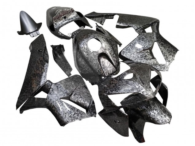 Carenados Moto Honda CBR600RR 2005-2006 - Negro Falsificado FibraCarbono Baratos