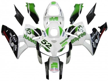 Carenados Moto Honda CBR600RR 2005-2006 - Verde Blanco Negro hannspree 52 Baratos