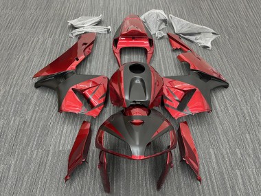 Carenados Moto Honda CBR600RR 2005-2006 - Rojo Negro Baratos