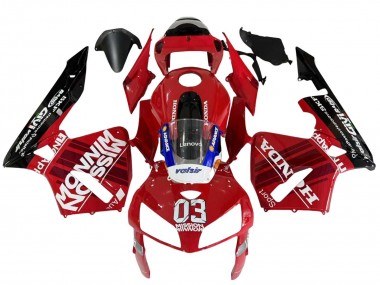 Carenados Moto Honda CBR600RR 2005-2006 - Rojo Negro Valsir 03 Baratos