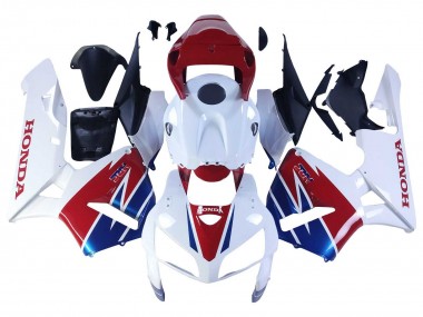 Carenado Moto Honda CBR600RR 2005-2006 - Blanco Rojo Azul HRC Baratos