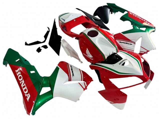 Carenados Moto Honda CBR600RR 2005-2006 - Rojo Blanco Verde Baratos
