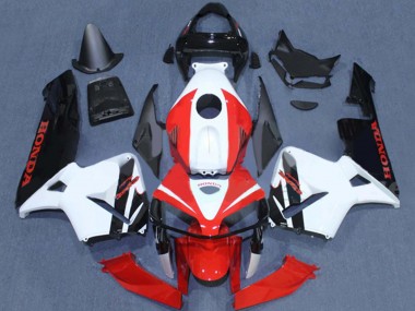 Carenados Moto Honda CBR600RR 2005-2006 - Rojo Blanco Negro Baratos