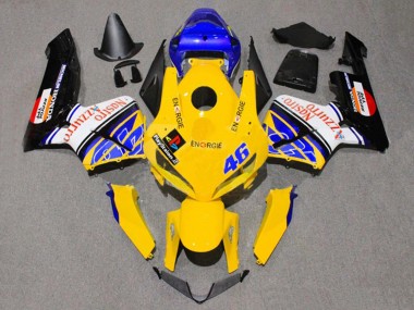 Carenados Moto Honda CBR600RR 2005-2006 - Amarillo Azul Blanco Nastro Azzurro 46 Baratos