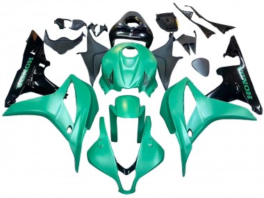 Carenado Moto Honda CBR600RR 2007-2008 - Verde Negro Brillante Baratos