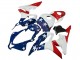 Carenados Moto Honda CBR600RR 2007-2008 - Blanco Azul Rojo Estrella Baratos