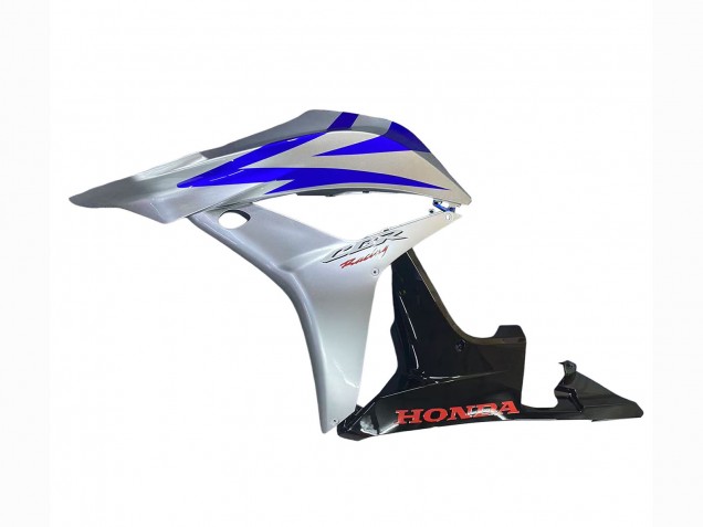 Carenados Moto Honda CBR600RR 2007-2008 - Plata Azul Negro Brillante Carrera Baratos