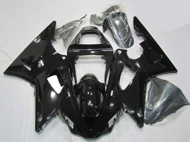 Carenados Moto Yamaha YZF R1 2000-2001 - Negro Brillante Baratos