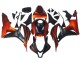 Carenado Moto Honda CBR600RR 2007-2008 - Naranja Negro Mate Baratos