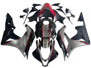 Carenados Moto Honda CBR600RR 2007-2008 - Plata Rojo Negro Brillante Baratos