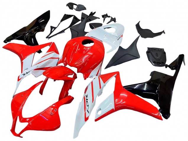Carenado Moto Honda CBR600RR 2007-2008 - Blanco Rojo Negro Brillante Baratos