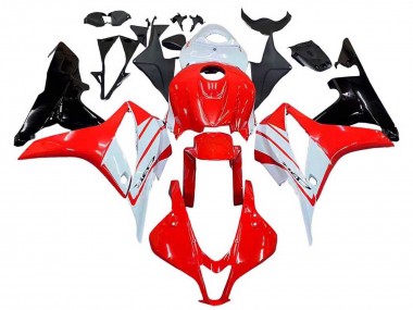 Carenado Moto Honda CBR600RR 2007-2008 - Blanco Rojo Negro Brillante Baratos