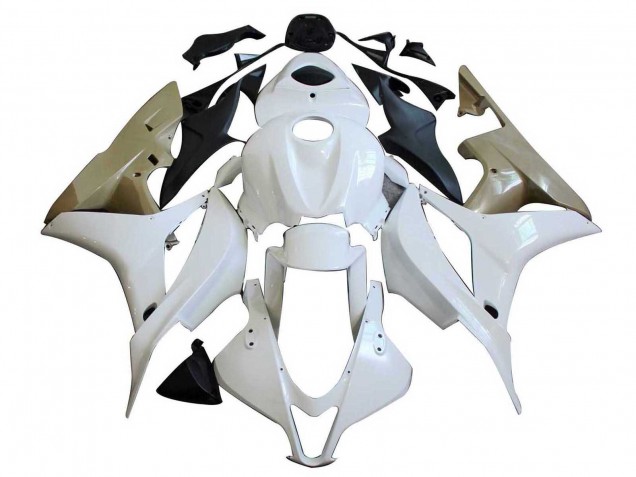 Carenados Moto Honda CBR600RR 2007-2008 - Plata Blanco Baratos