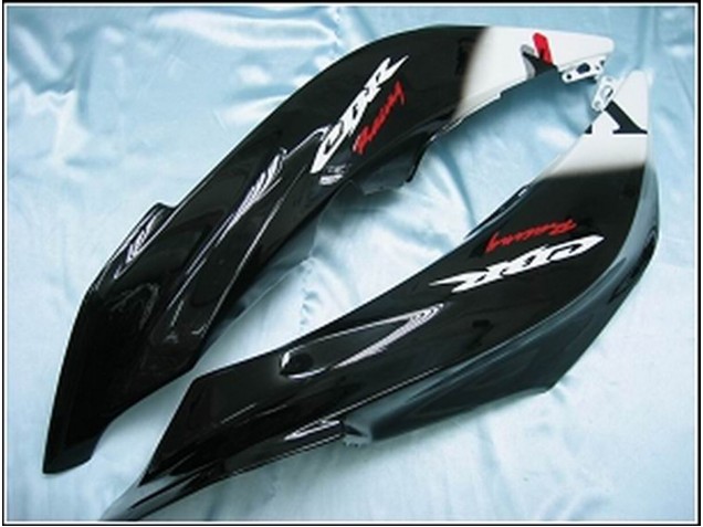 Carenados Moto Honda CBR600RR 2007-2008 - Negro Brillante Blanco West Baratos