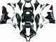 Carenados Moto Honda CBR600RR 2007-2008 - Negro Brillante Blanco West Baratos