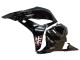 Carenados Moto Honda CBR600RR 2009-2012 - Blanco Cherry Blossom Negro Brillante Baratos