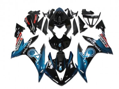 Carenados Moto Yamaha YZF R1 2004-2006 - Azul Verdoso Negro Brillante Rojo Petronas ENEOS Baratos