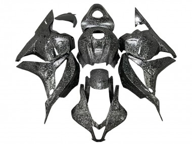 Carenados Moto Honda CBR600RR 2009-2012 - Negro Falsificado FibraCarbono Baratos